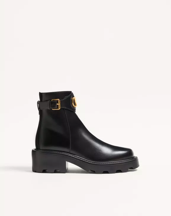 Valentino Vlogo Signature Calfskin Ankle Boot 55Mm - Image 1